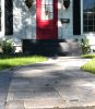 front stone walkway