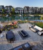 overhead patio view