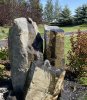 bubble rock water features