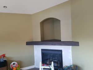 Fireplace installation